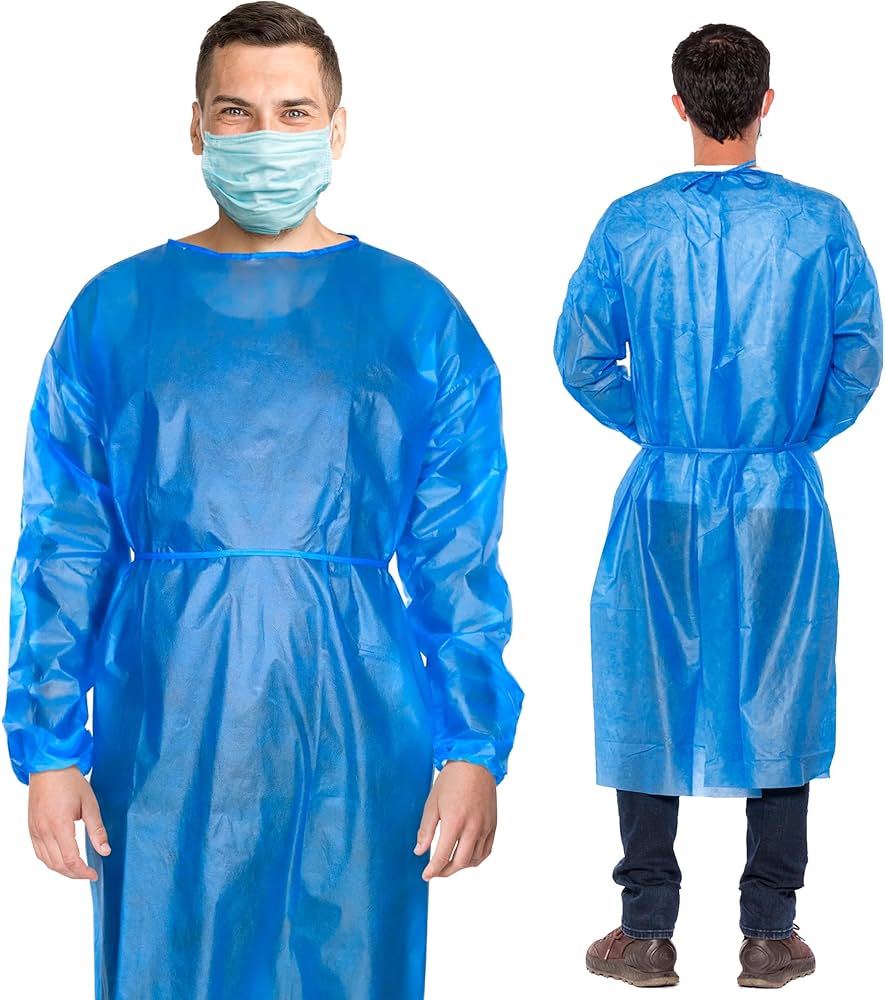 Disposal Sterile Surgical Gowns PE Pack M/L/XL