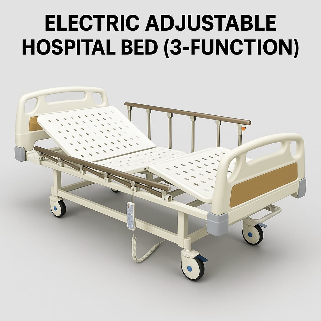 Electric Adjustable Hospital Bed (3-Function)